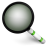 Magnifier Green Icon 48x48 png